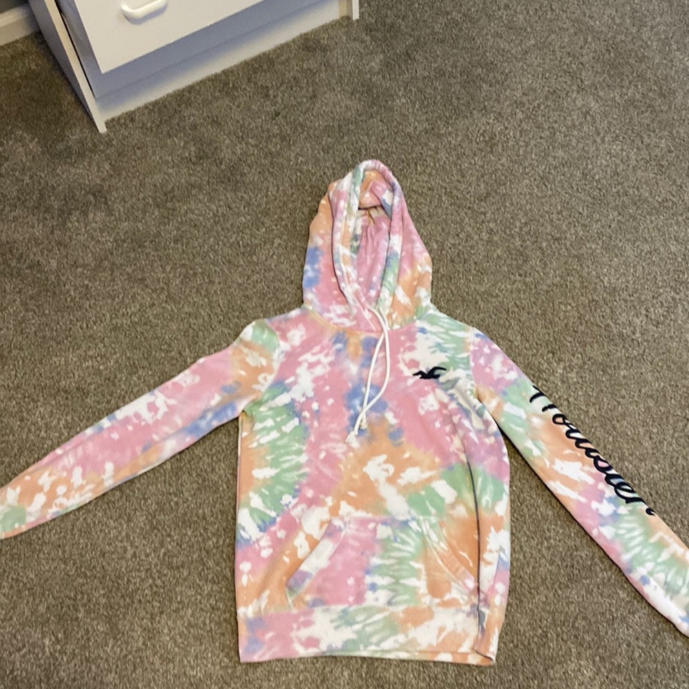 Tie dye Hollister hoodie